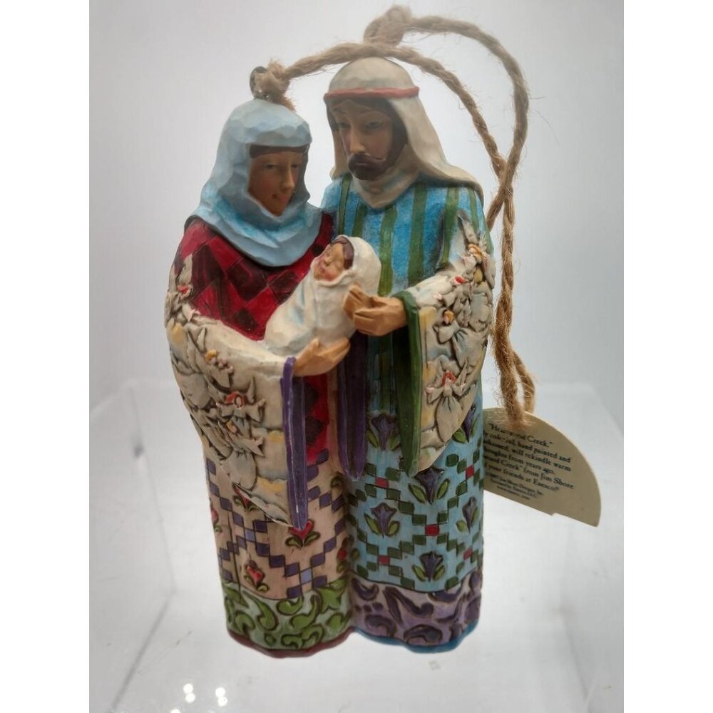 Jim Shore Heartwood Creek Holy Family Figurine Nativity Scene Hand-Painted 5-1/2